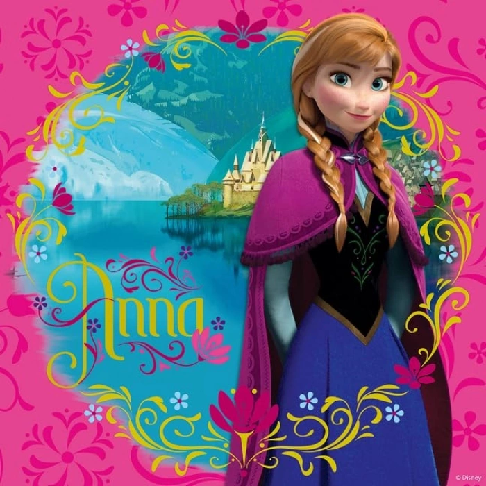 Disney Frozen Temalı Renkli Puzzle ile Eğlenceli Oyun