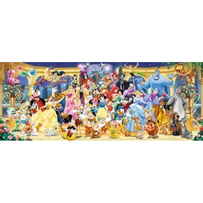 Disney Karakterleri Temalı 1000 Parça Pank Puzzle