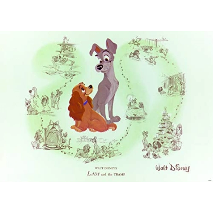 Disney Temalı 1000 Parça Puzzle Seti