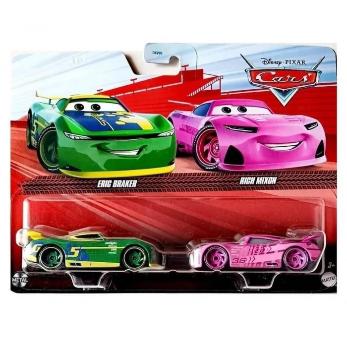 Disney Temalı 2 Adet Metal Araba Paketi