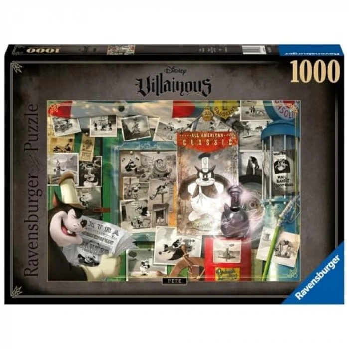 Disney Villains Temalı 1000 Parçalı Renkli Puzzle