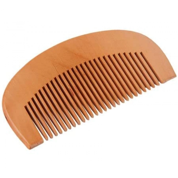 Doğal Ahşap Tarak 9 cm, 1 Adet