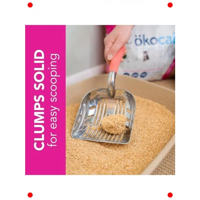 Doğal Ahşap Topaklanan Kedi Kumu - Süper Yumuşak