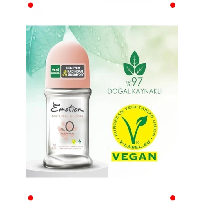 Doğal Çiçek Kokulu Roll-On Deodorant 50 ml