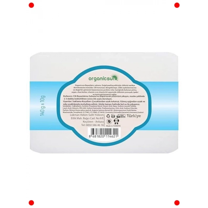 Doğal Cilt Beyazlatıcı Sabun, 140 gr, Vitamin B&E