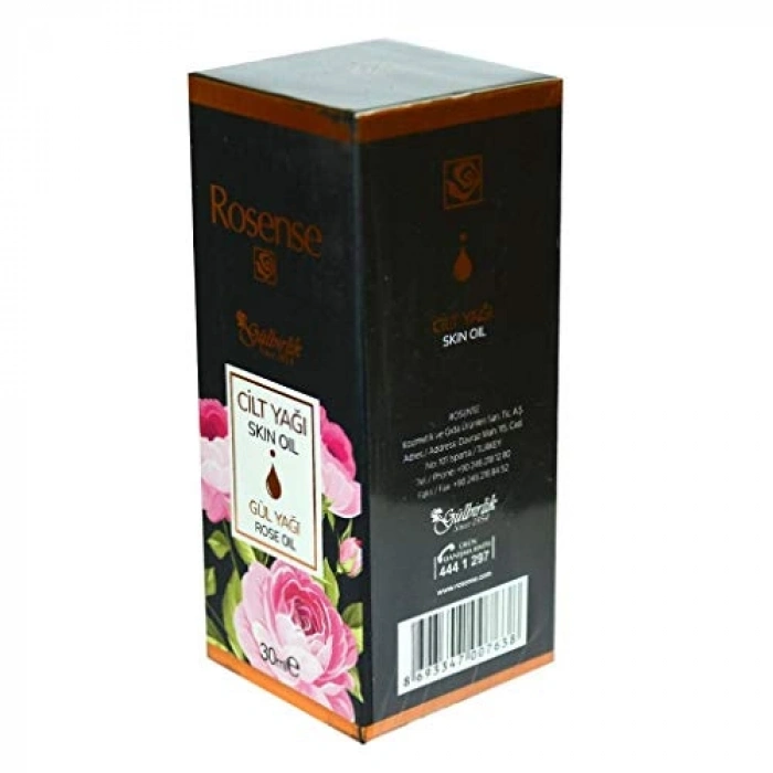 Doğal Gül Yağı, 30 ml, Cilt Bakımı için
