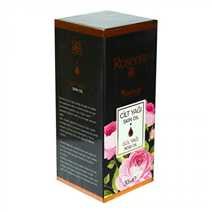 Doğal Gül Yağı, 30 ml, Cilt Bakımı için