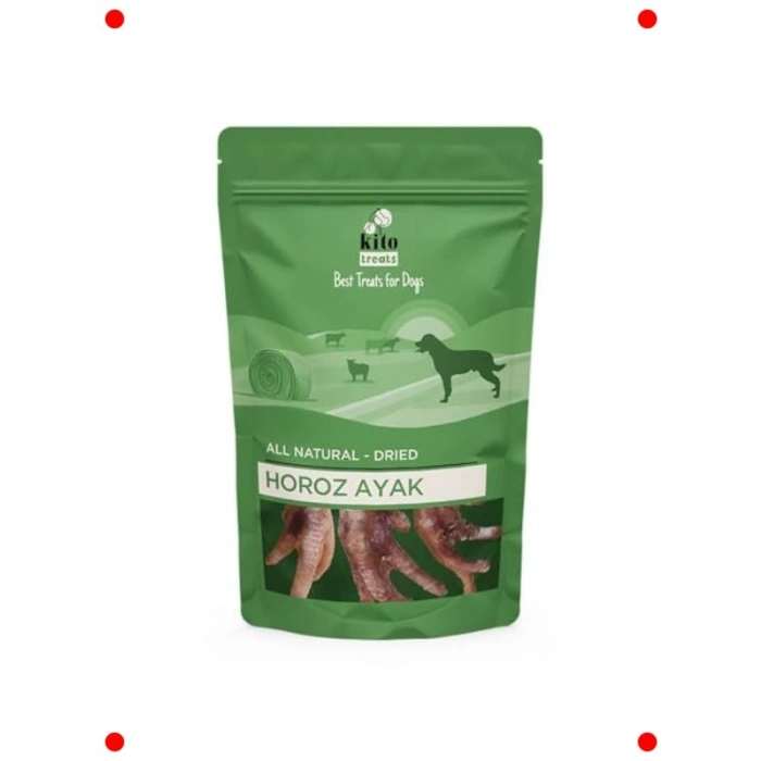 Doğal Horoz Ayak Köpek Ödülü Çiğnemelik 100 gr