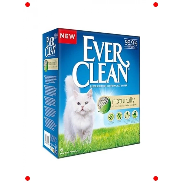 Doğal İçerikli Topaklanan Kedi Kumu 6 Litre