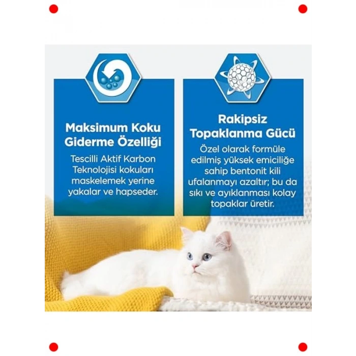Doğal İçerikli Topaklanan Kedi Kumu 6 Litre