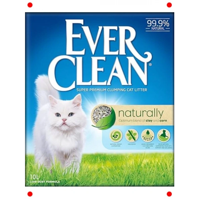 Doğal Kokusuz Kedi Kumu - Topaklanan (10 lt)