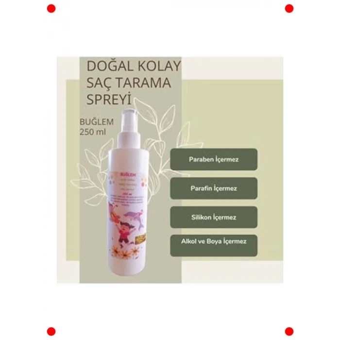 Doğal Kolay Tarama Spreyi Badem Özlü 250 ml