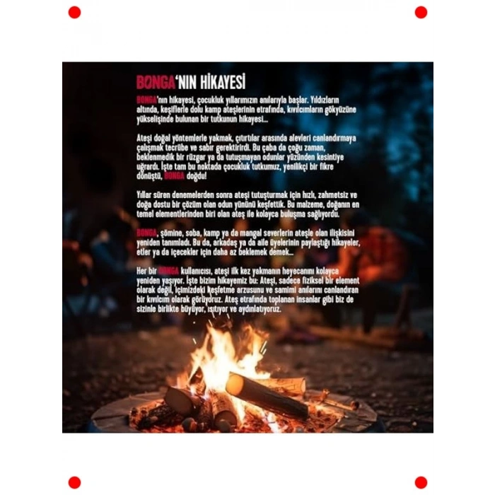 Doğal Odun Yünü Soba Mangal Tutuşturucu - 35 Adet