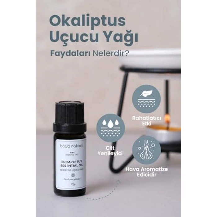 Doğal Okaliptus Uçucu Yağı - 1 Paket, 10 ml