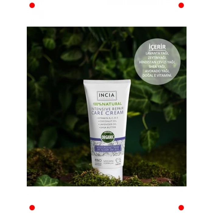 Doğal Onarıcı Cilt Kremi | Yoğun Nemlendirici Vegan 50 ml