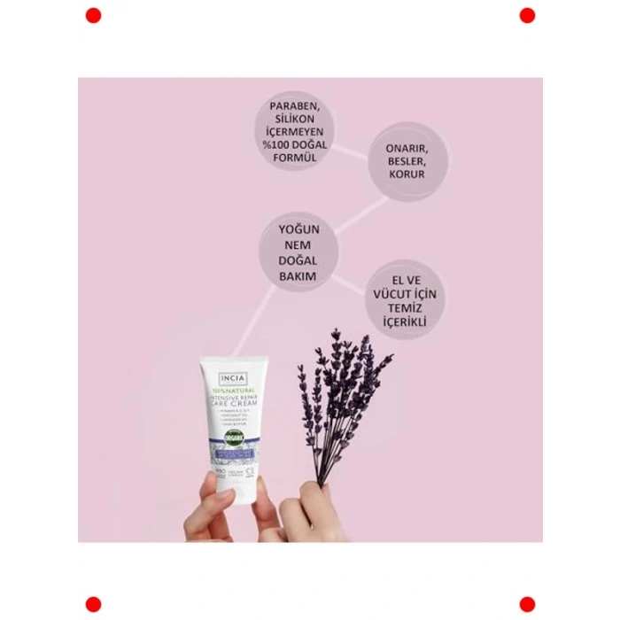 Doğal Onarıcı Cilt Kremi | Yoğun Nemlendirici Vegan 50 ml