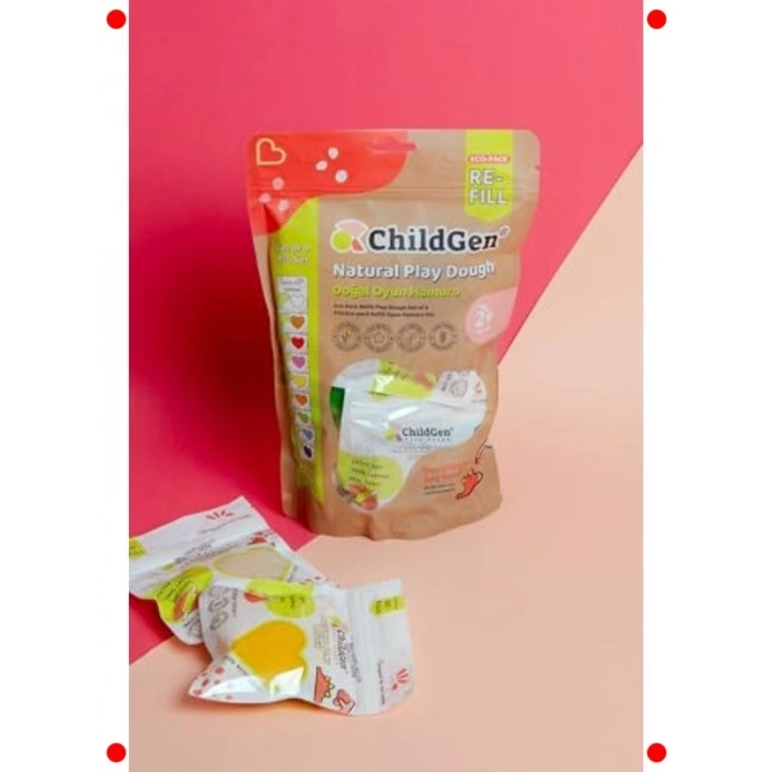 Doğal Oyun Hamuru Seti - 9 x 125gr Vakumlu Paket