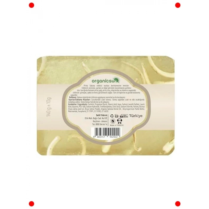 Doğal Pirinç Özlü Sabun - Cilt Beyazlatıcı (2x140g)