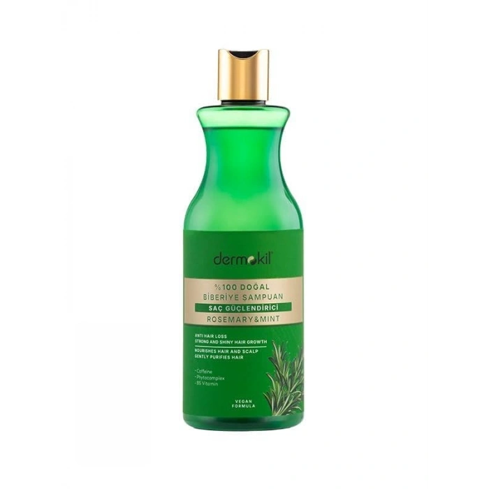Doğal Saç Güçlendirici Biberiye Şampuanı 400 ml