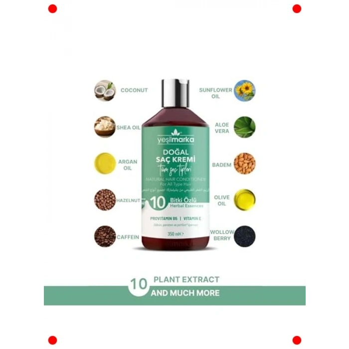 Doğal Saç Kremi - Tüm Saç Tipleri İçin