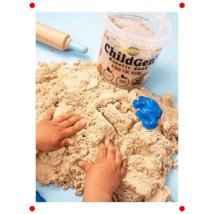 Doğal Şekillendirilebilir Oyun Kumu 1 kg