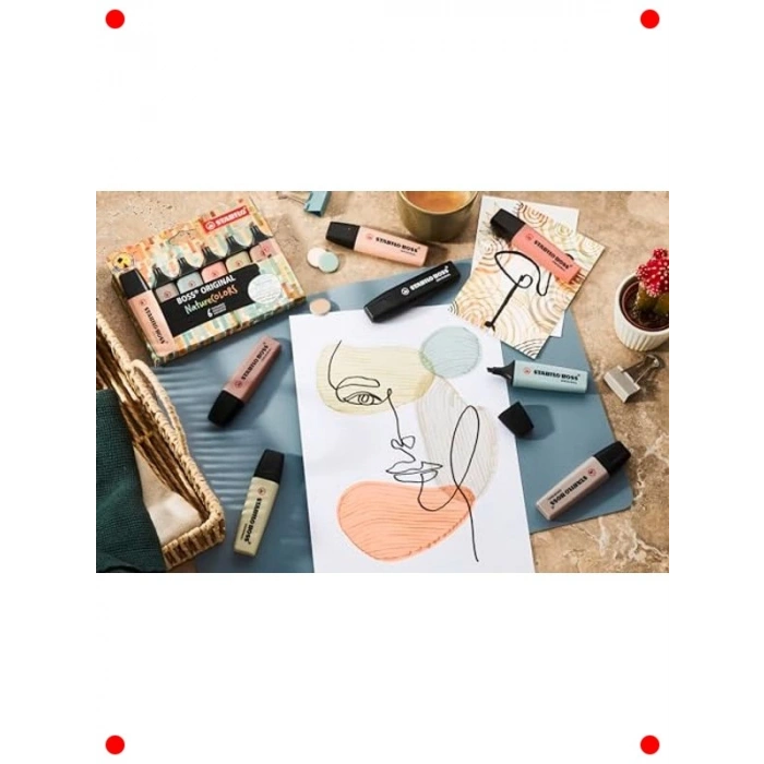 Doğal Ton Fosforlu Kalem - Kahverengi