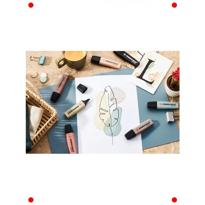 Doğal Ton Fosforlu Kalem - Kahverengi