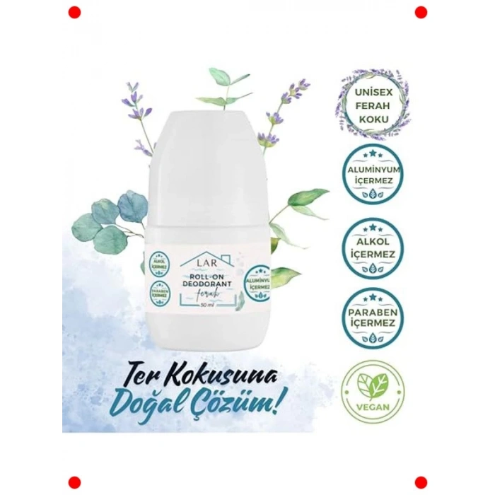 Doğal Vegan Roll-on Deodorant 50ml - Alüminyumsuz