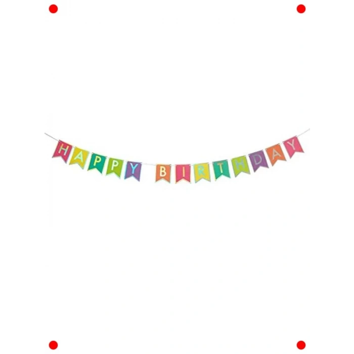 Doğum Günü Parti Kutlama Seti - Çelenk ve Balonlar