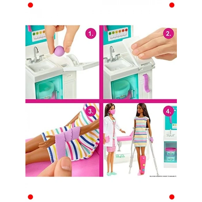 Doktor Polikliniği Oyun Seti - Bebek ve Aksesuarlar