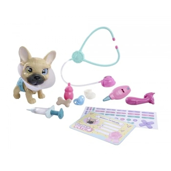 Doktorculuk Temalı Oyun Seti, Aksesuarlı Köpek Figürü