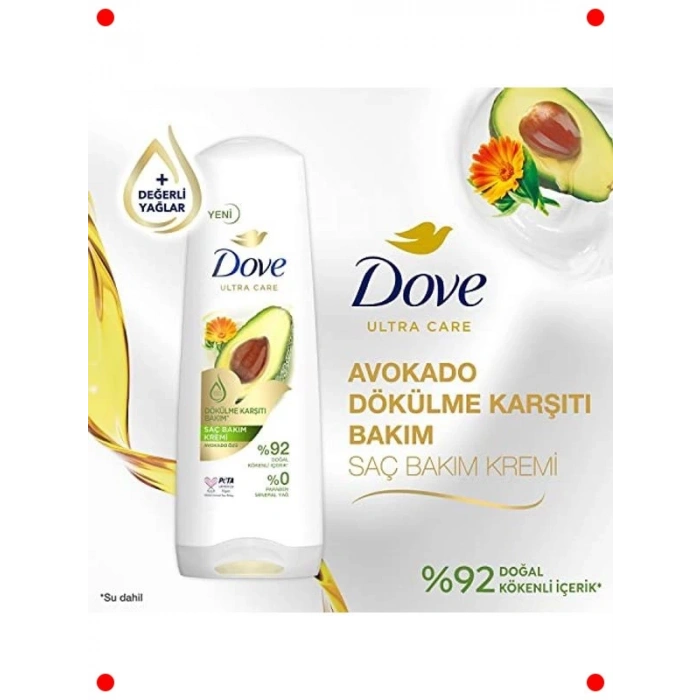 Dökülme Karşıtı Avokado Özlü Saç Bakım Kremi 350 ml