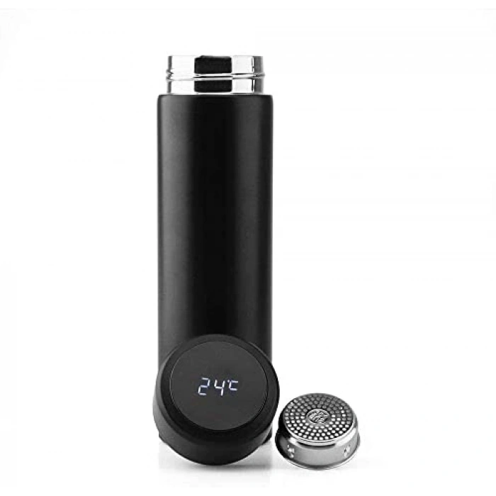 Dokunmatik Ekranlı Akıllı Termos, 480 ml Kapasite