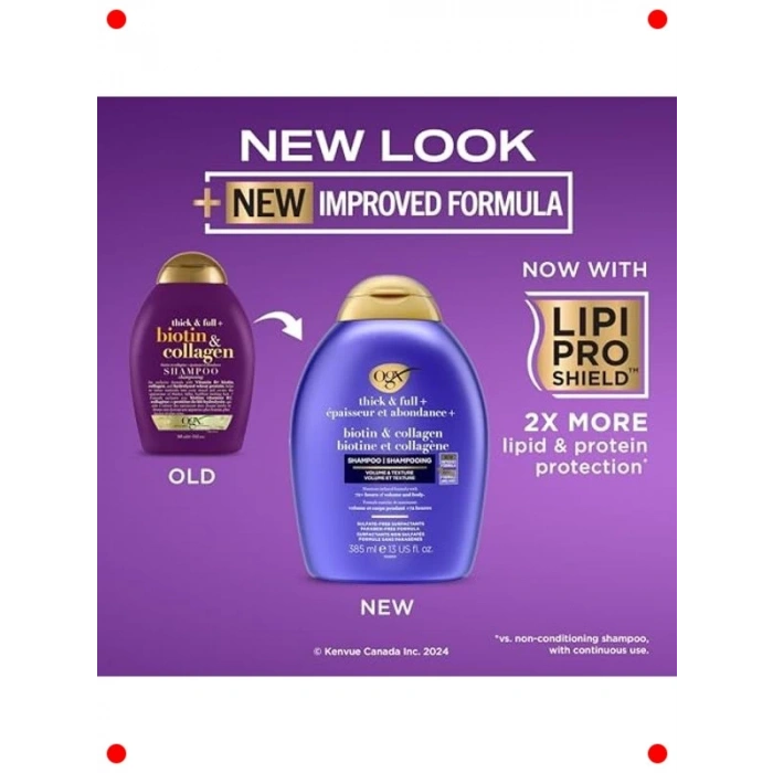 Dolgunlaştırıcı Biotin ve Kolajen Saç Şampuanı 385 ml