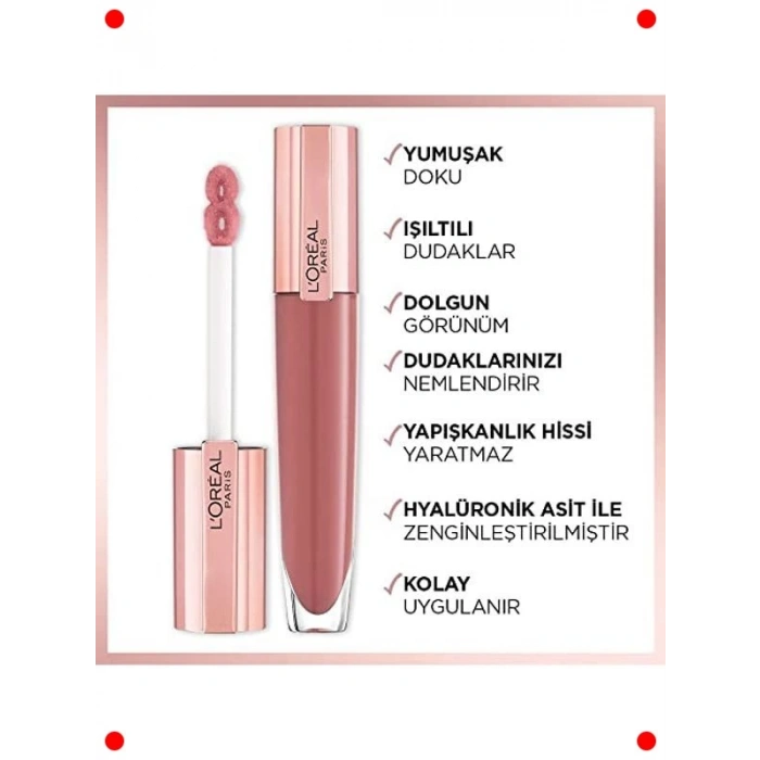 Dolgunlaştırıcı ve Parlaklık Veren Sıvı Ruj