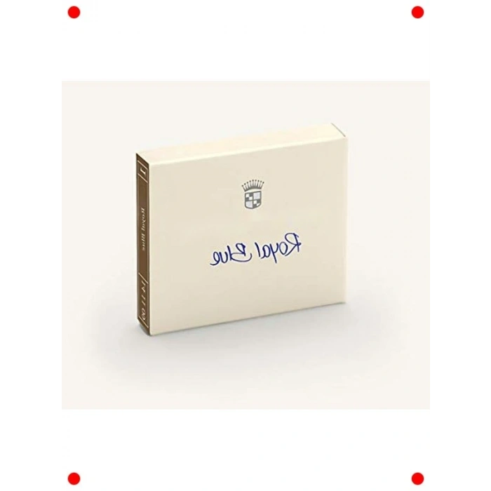 Dolma Kalem Kartuşu 6lı Set - Kraliyet Mavi