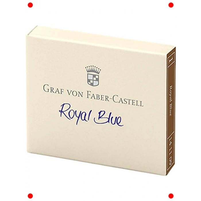 Dolma Kalem Kartuşu 6lı Set - Kraliyet Mavi