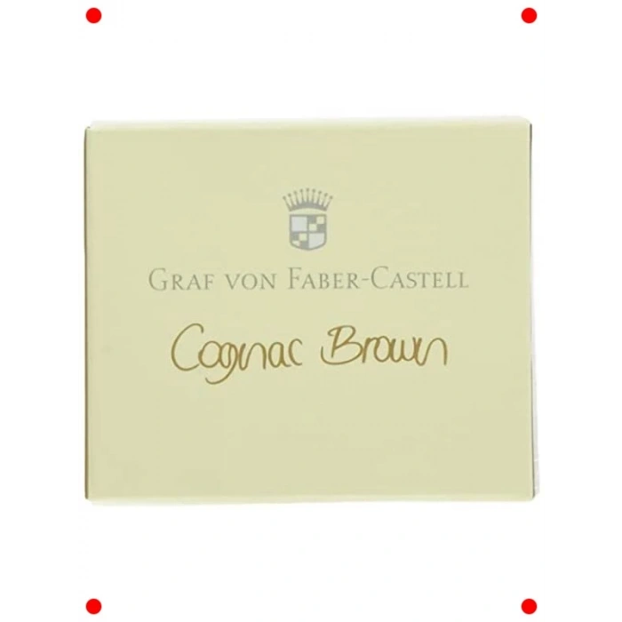 Dolma Kalem Mürekkep Kartuş Seti (Konyak Rengi - 6lı)