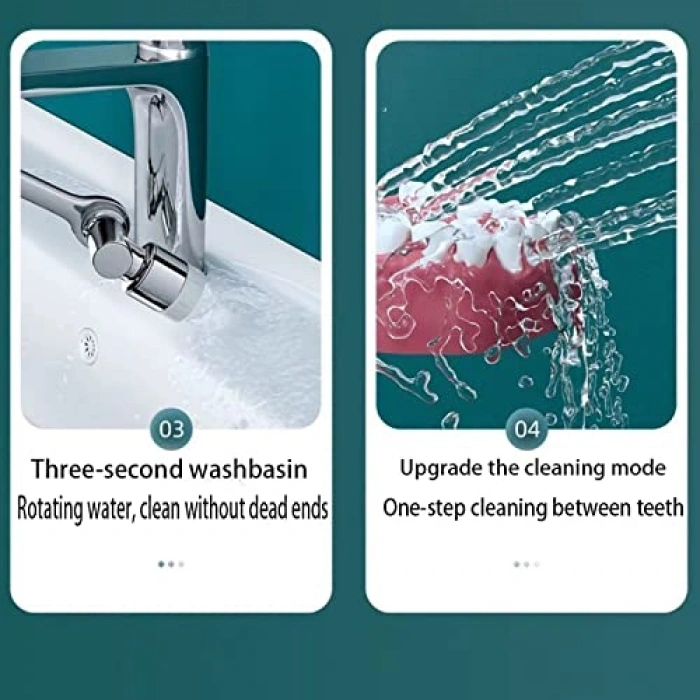 Dönen Musluk Havalandırıcı, 1080° Açılabilir, Dayanıklı Yapı