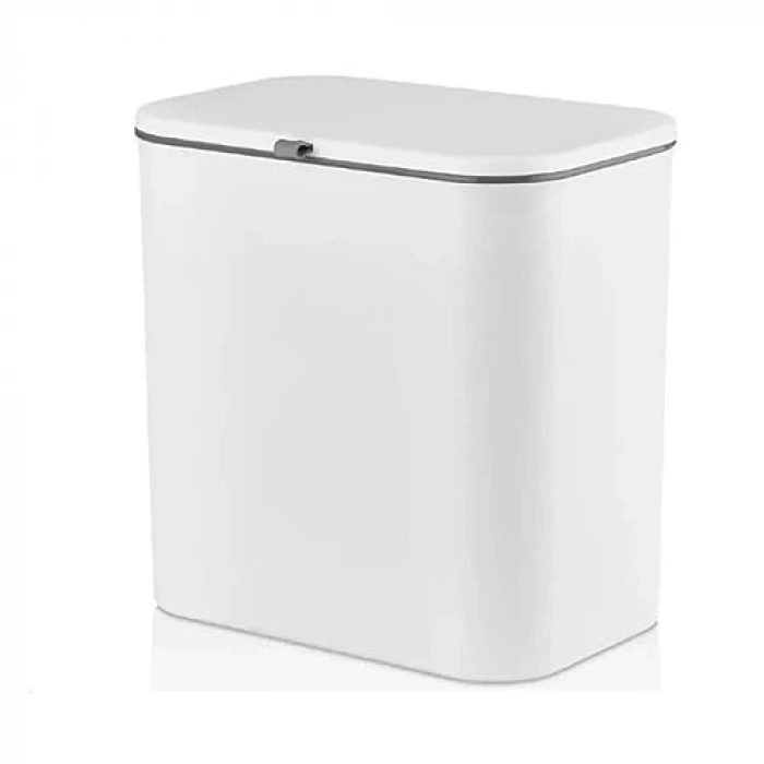 Döner Kapaklı Banyo Mutfak Çöp Kovası, 15L Kapasiteli