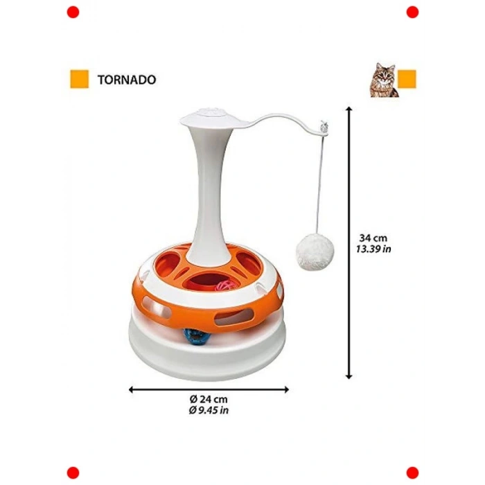 Döner Piramit Kedi Oyuncağı