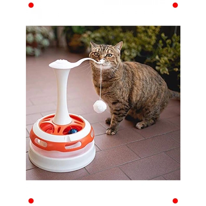 Döner Piramit Kedi Oyuncağı