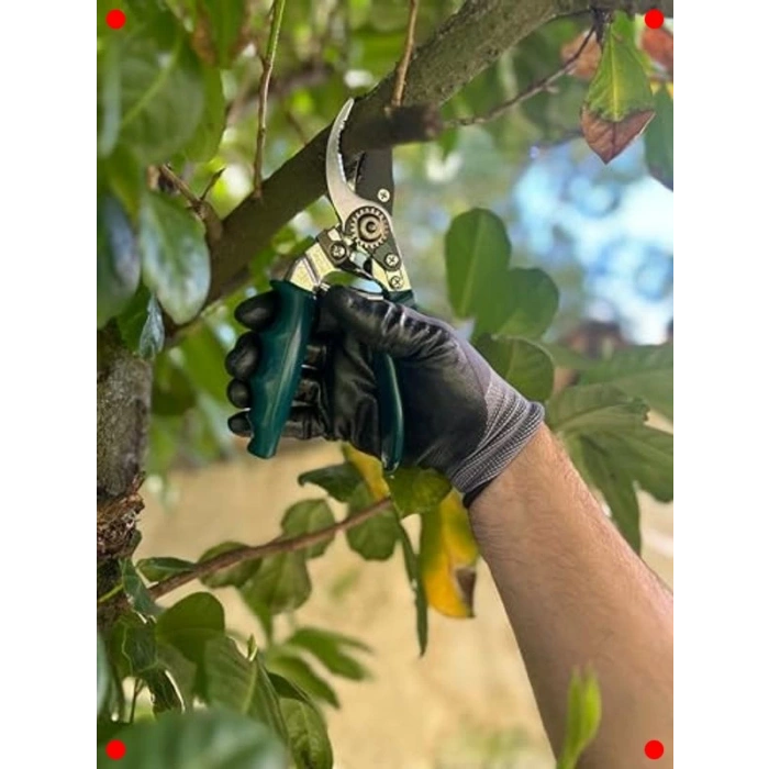 Döner Saplı Ergonomik Budama Makası