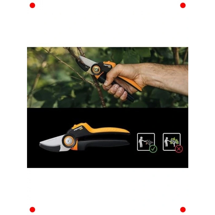 Döner Saplı Kuru Dal Bahçe Makası – Paslanmaz Çelik