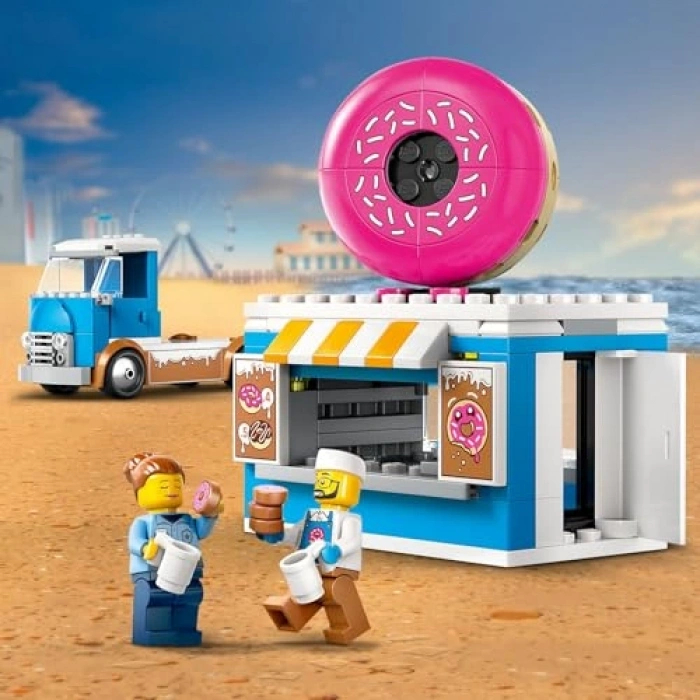 Donut Kamyonu Seti, 5 Yaş ve Üzeri Eğlenceli Oyun