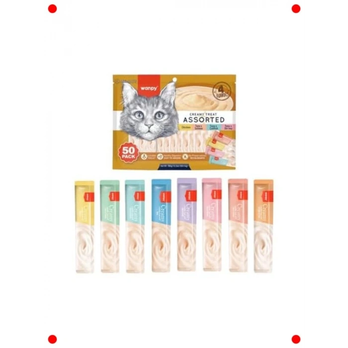 Dört Lezzetli Krema Kedi Ödülü 50x14 gr