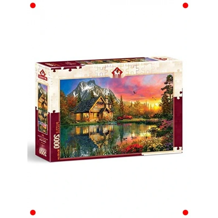 Dört Mevsim Manzaralı Yapboz - 2000 Parça