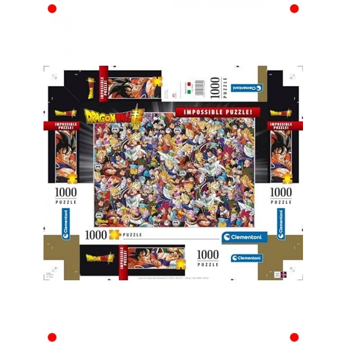 Dragon Ball Temalı Yapboz - 1000 Parça Yetişkin Puzzle