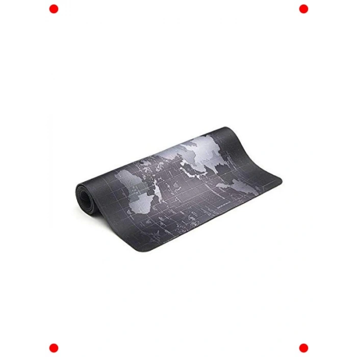 Dünya Haritalı Büyük Oyuncu Mouse Pad, Kaymaz