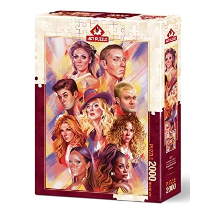 Dünya Müzikleri Temalı 2000 Parça Puzzle ile Eğlenceli Zaman